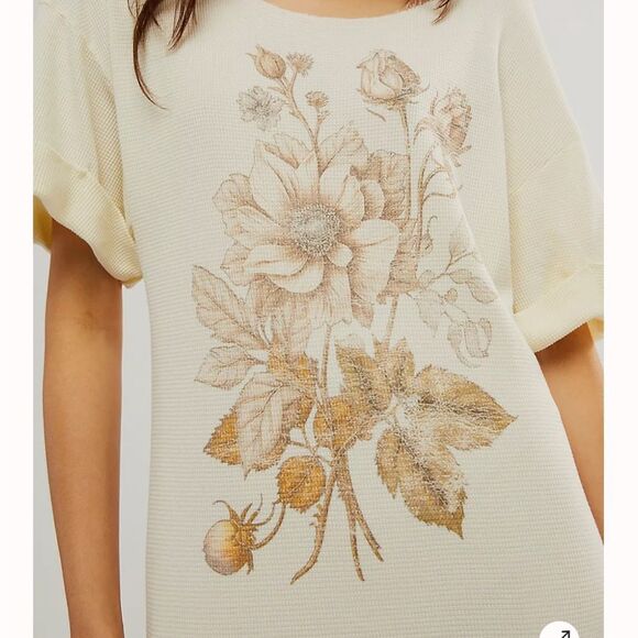 Free People Vintage Souls Fall Floral Maxi Top - Picture 3 of 7